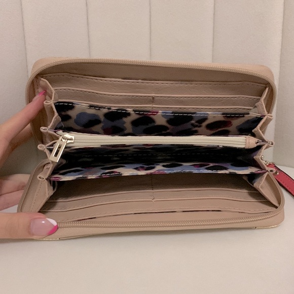 Guess Snakeskin-Print Wallet/Wristlet - Picture 2 of 5